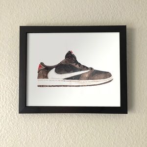 Air Jordan 1 Travis Scott Low Wall Art